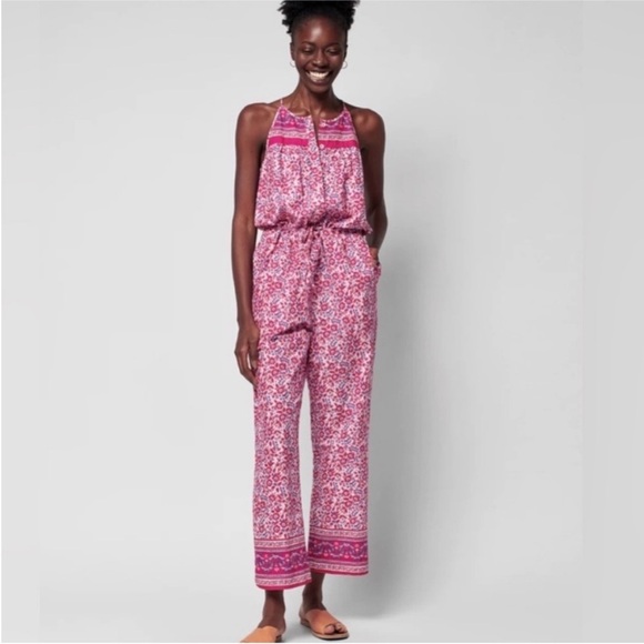 Faherty Pants - NWT Faherty Adella Jumpsuit, Pink, Size XS